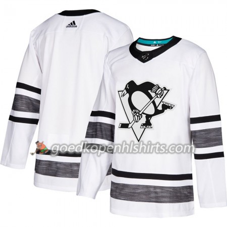 Pittsburgh Penguins Blank 2019 All-Star Adidas Wit Authentic Shirt - Mannen